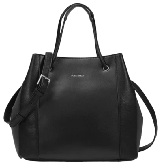 Rixie mood Kamila classy tote bag vegan leathear double top handles - Picture 1 of 9